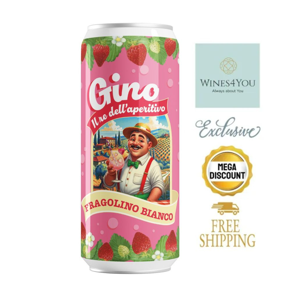 Gino Il Re dell'Aperitivo Fragolino Bianco Italy Sparkling Wine